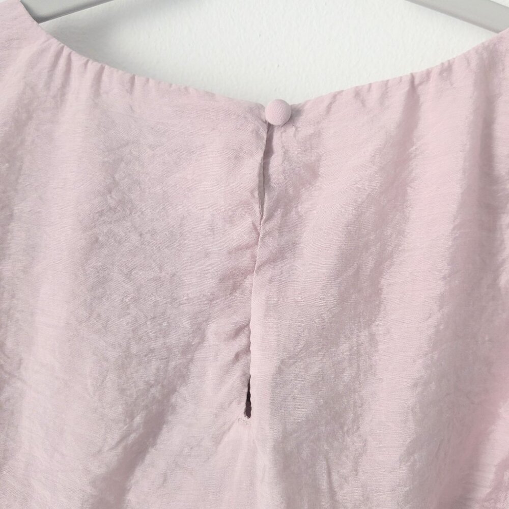 NWT Abercrombie & Fitch Crinkle Textured Cowl Neck Top - Picture 5 of 6